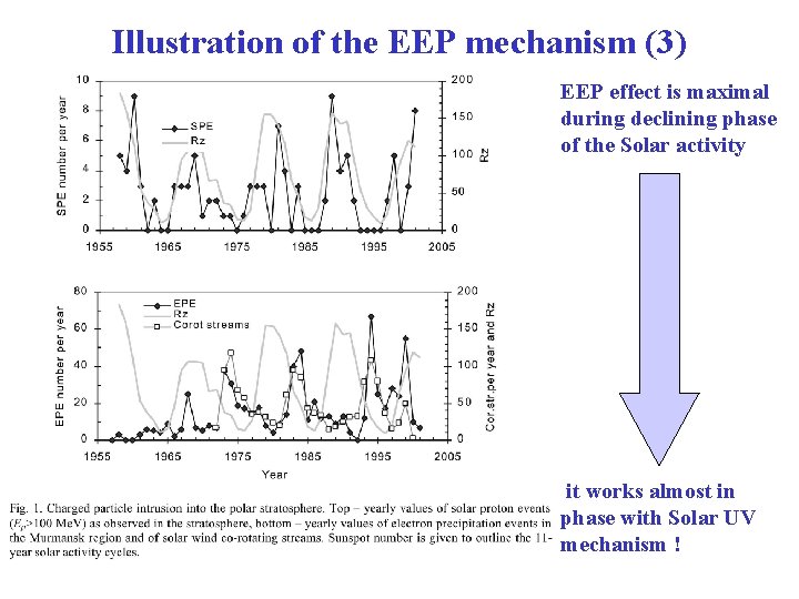 Illustration of the EEP mechanism (3) EEP effect is maximal during declining phase of