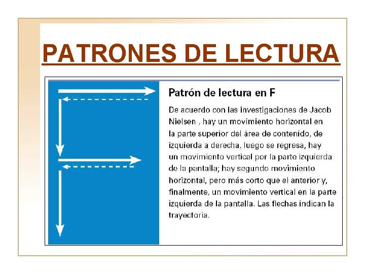PATRONES DE LECTURA 