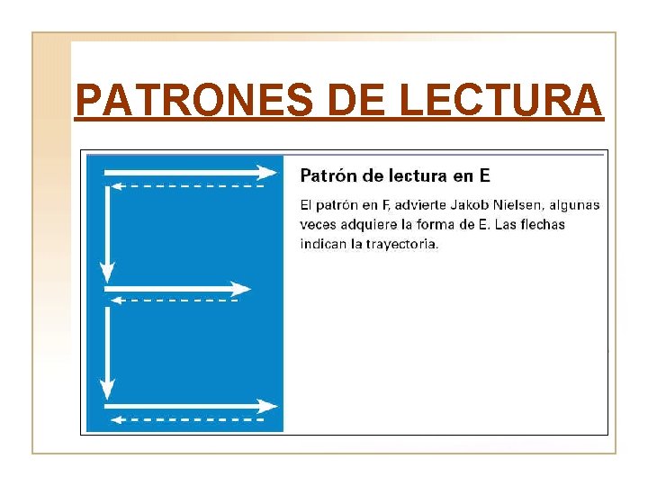 PATRONES DE LECTURA 