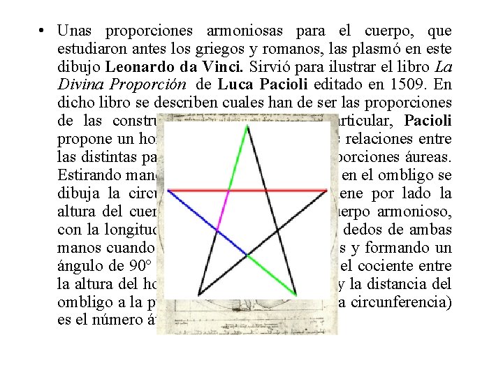  • Unas proporciones armoniosas para el cuerpo, que estudiaron antes los griegos y