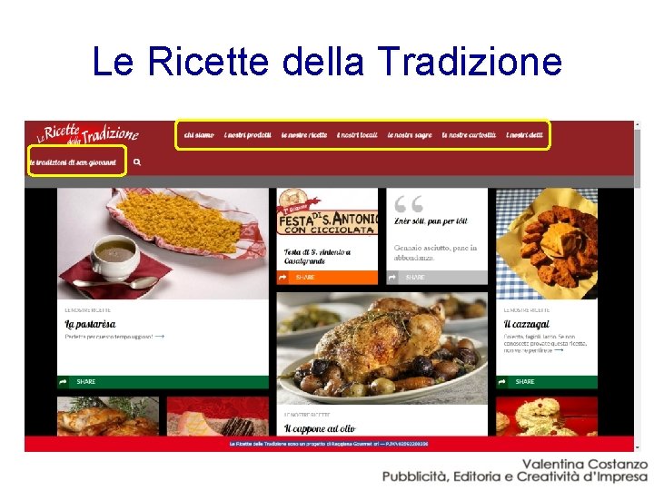 Le Ricette della Tradizione 