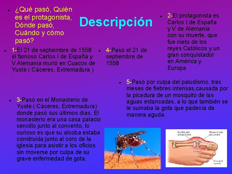 ¿Qué pasó, Quién es el protagonista, Dónde pasó, Cuándo y cómo pasó? Descripción ¿Qué pasó, Quién es el protagonista, Dónde pasó, Cuándo y cómo pasó? Descripción