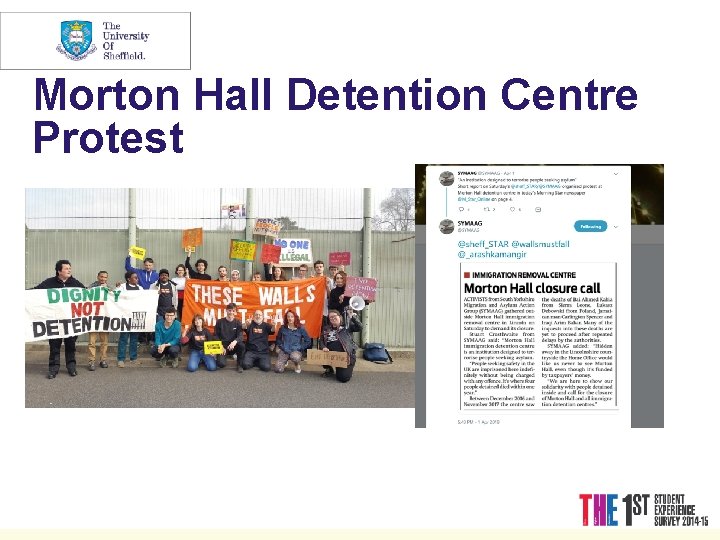 Morton Hall Detention Centre Protest 