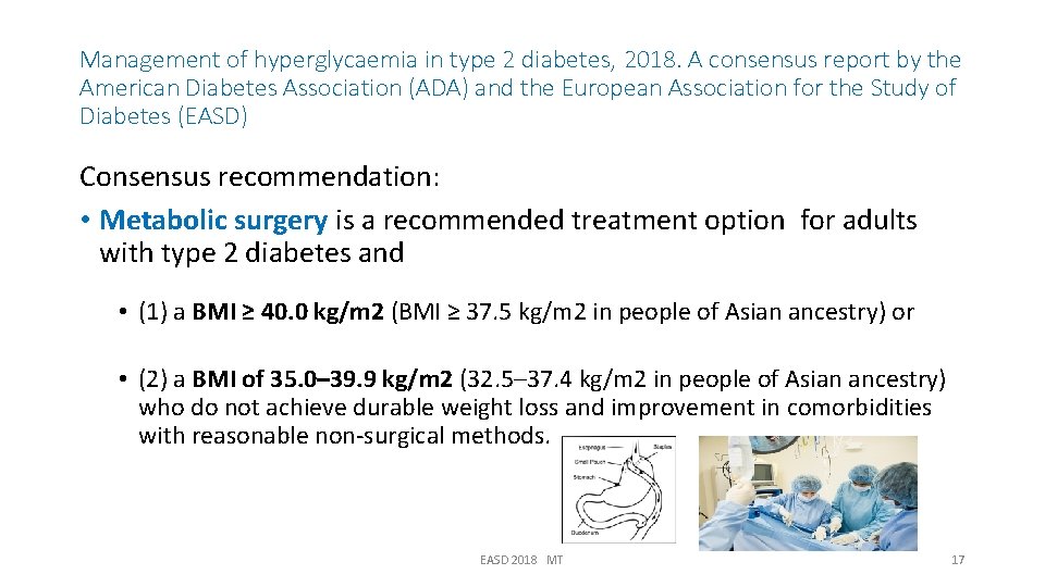 Management of hyperglycaemia in type 2 diabetes, 2018. A consensus report by the American