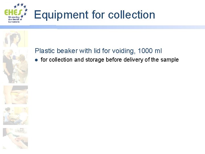 Equipment for collection Plastic beaker with lid for voiding, 1000 ml l for collection