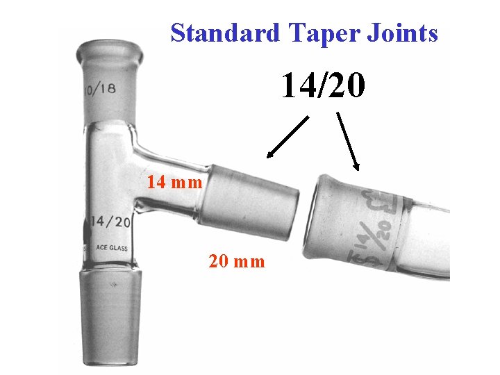 Standard Taper Joints 14/20 14 mm 20 mm 