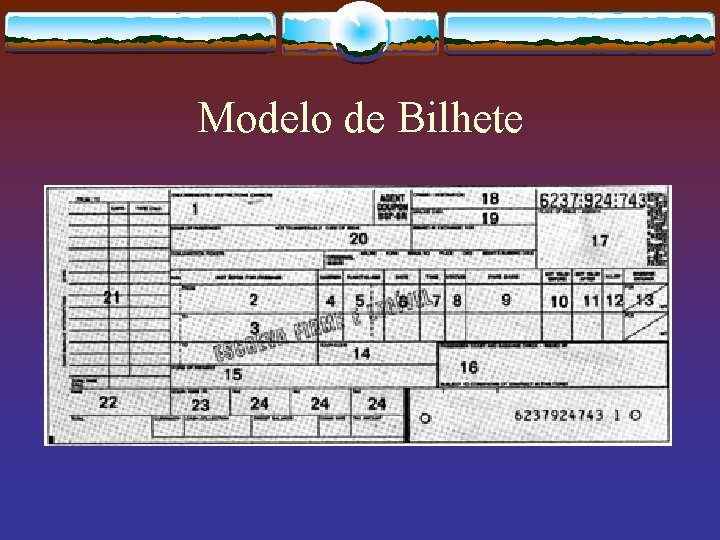 Modelo de Bilhete 