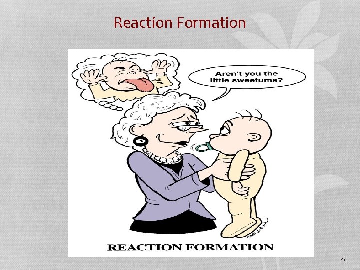 Reaction Formation 25 