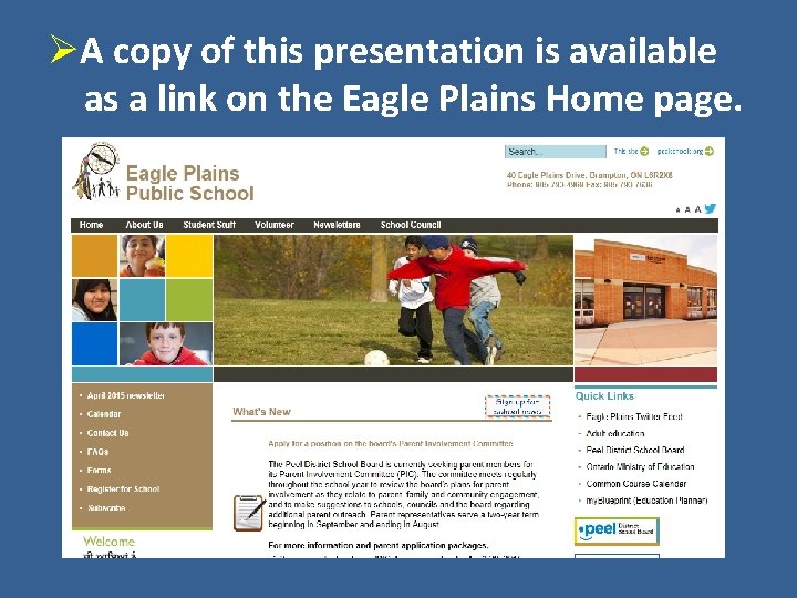 ØA copy of this presentation is available as a link on the Eagle Plains