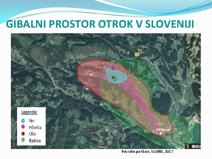 GIBALNI PROSTOR OTROK V SLOVENIJI Povzeto po Starc, SLOfitt, 2017 