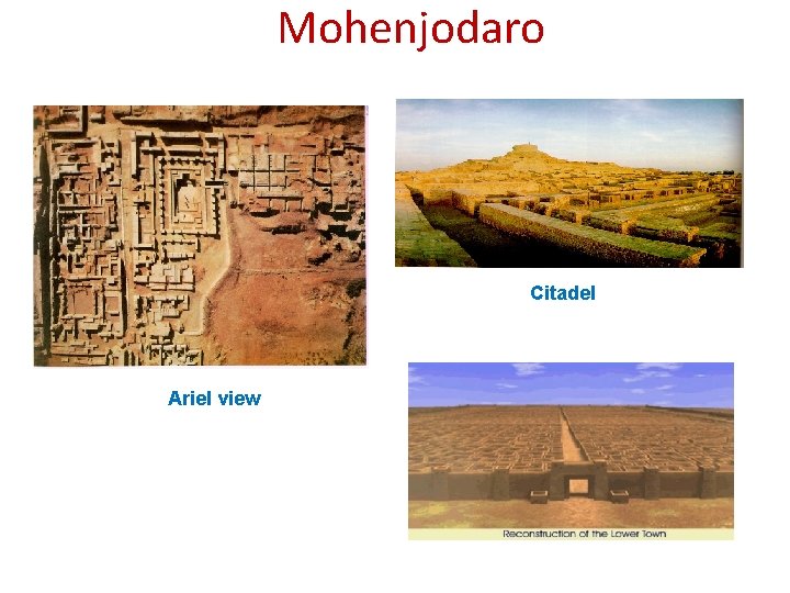 Mohenjodaro Citadel Ariel view 