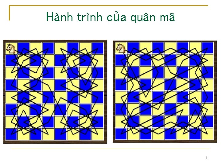 Hành trình của quân mã 11 