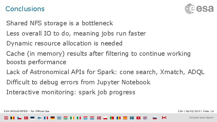 Conclusions Shared NFS storage is a bottleneck Less overall IO to do, meaning jobs