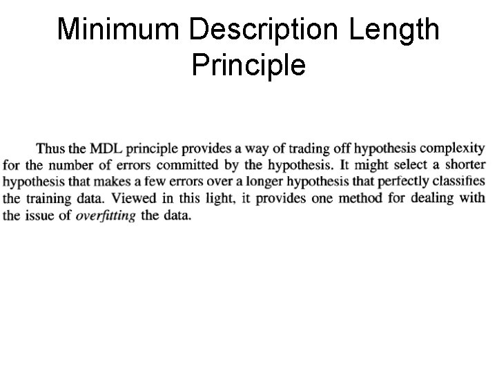 Minimum Description Length Principle 
