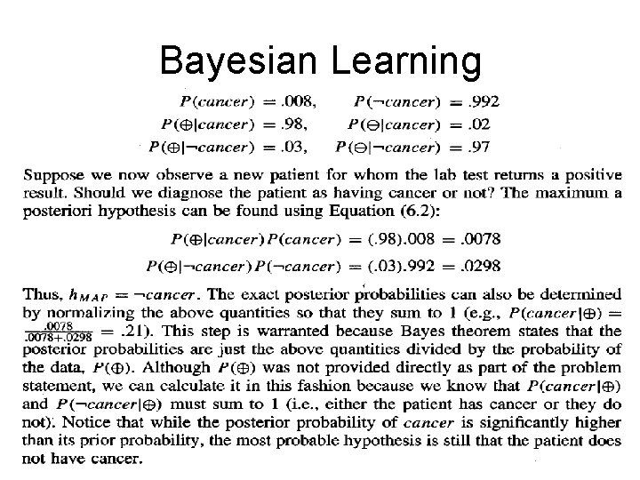 Bayesian Learning 