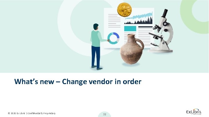 What’s new – Change vendor in order © 2020 Ex Libris | Confidential &