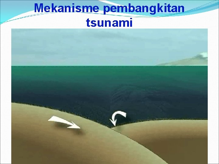 Mekanisme pembangkitan tsunami di daerah subduksi 