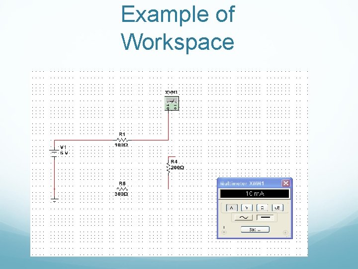 Example of Workspace 