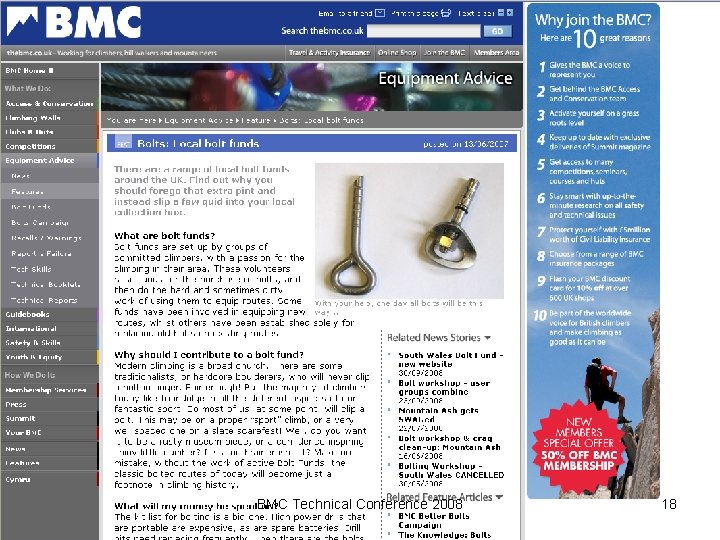 BMC Technical Conference 2008 18 