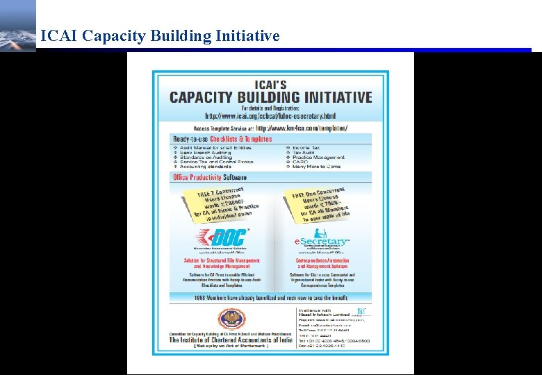 ICAI Capacity Building Initiative CA Niranjan Joshi 43 23. 12. 2012 