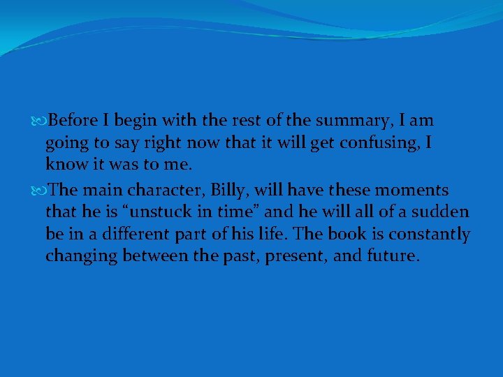 Before I begin with the rest of the summary, I am going to Before I begin with the rest of the summary, I am going to
