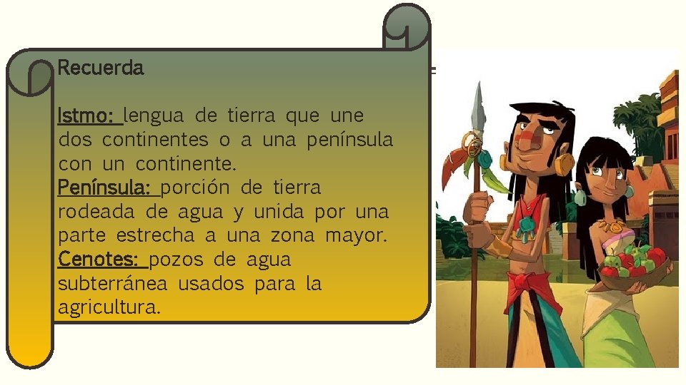 Recuerda Istmo: lengua de tierra que une dos continentes o a una península con