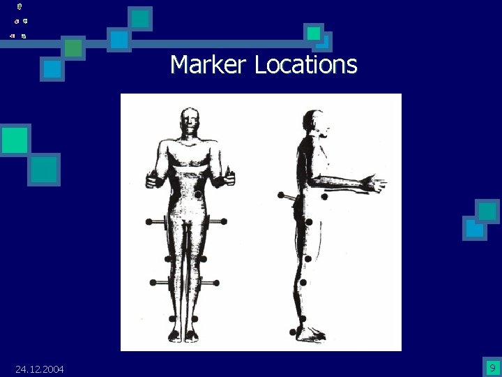 Marker Locations 24. 12. 2004 9 