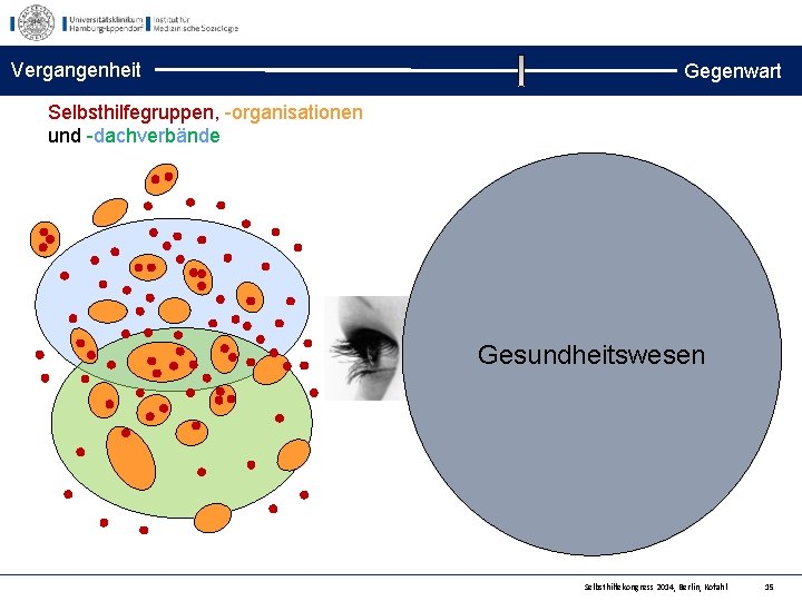 Vergangenheit Gegenwart Selbsthilfegruppen, -organisationen und -dachverbände Gesundheitswesen Selbsthilfekongress 2014, Berlin, Kofahl 15 