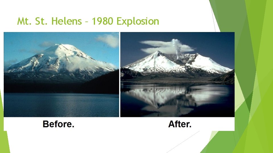 Mt. St. Helens – 1980 Explosion 
