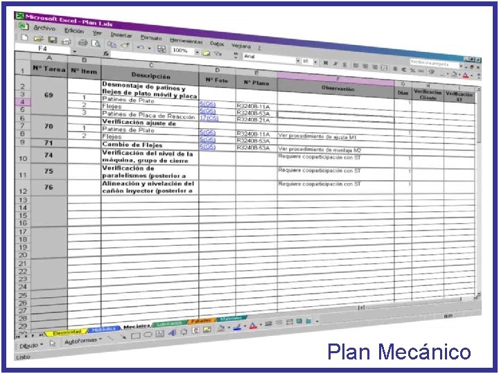 Plan Mecánico 