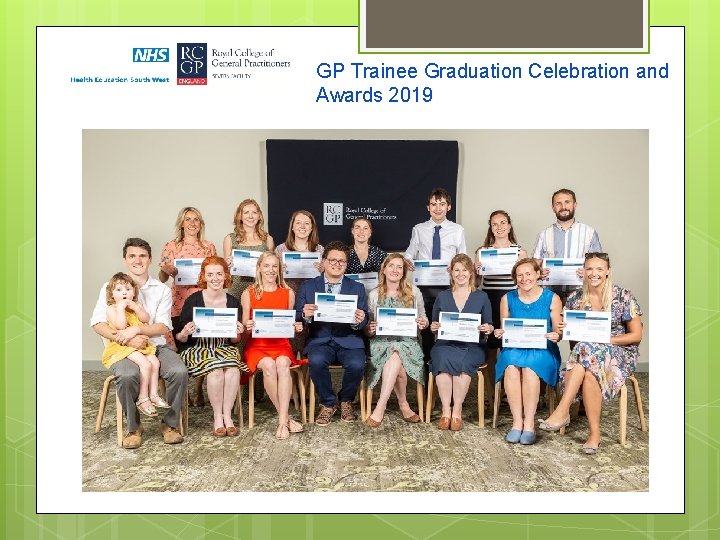 GP Trainee Graduation Celebration and Awards 2019 