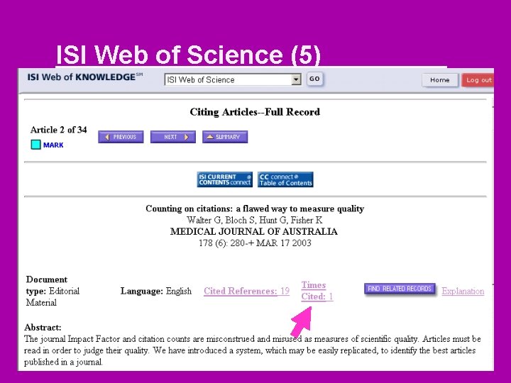 ISI Web of Science (5) 