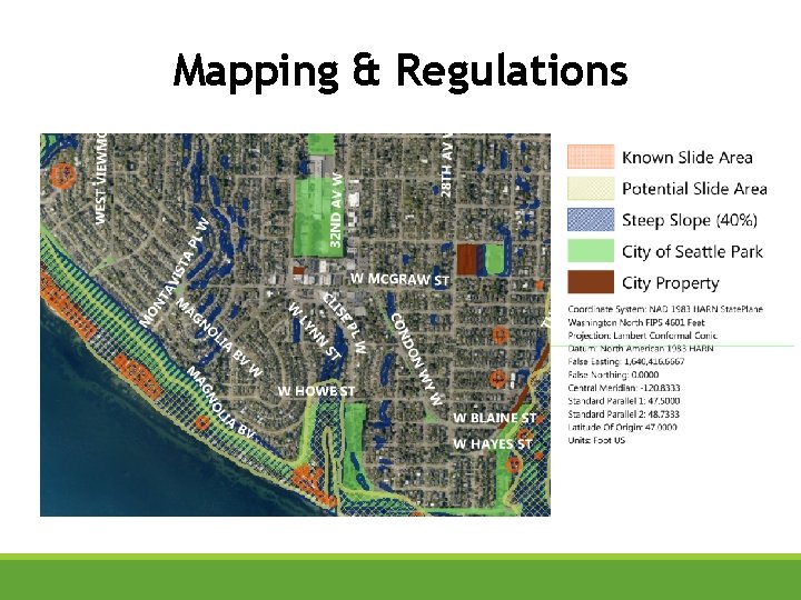 Mapping & Regulations 