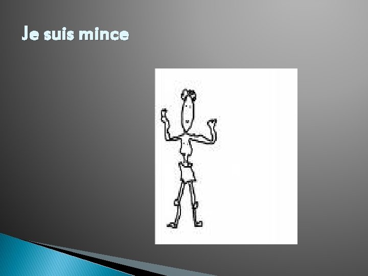 Je suis mince 