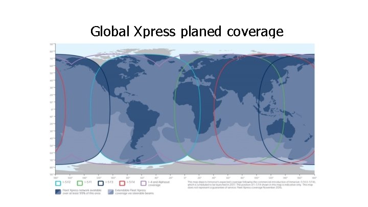 Global Xpress planed coverage 