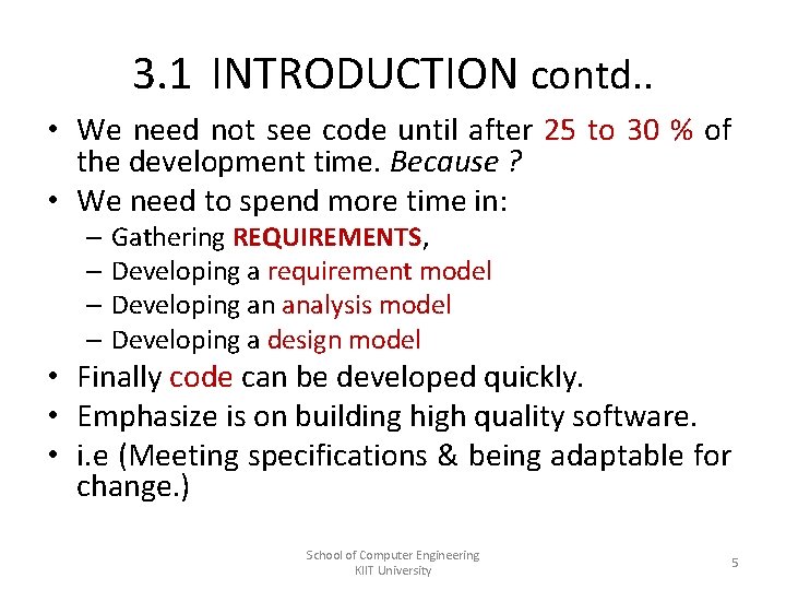3. 1 INTRODUCTION contd. . • We need not see code until after 25 3. 1 INTRODUCTION contd. . • We need not see code until after 25