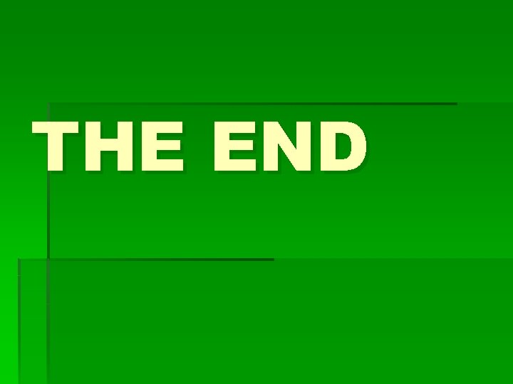THE END 