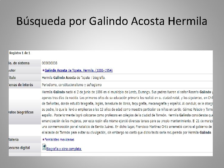Búsqueda por Galindo Acosta Hermila 