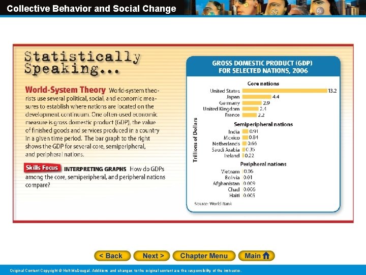 Collective Behavior and Social Change Original Content Copyright © Holt Mc. Dougal. Additions and