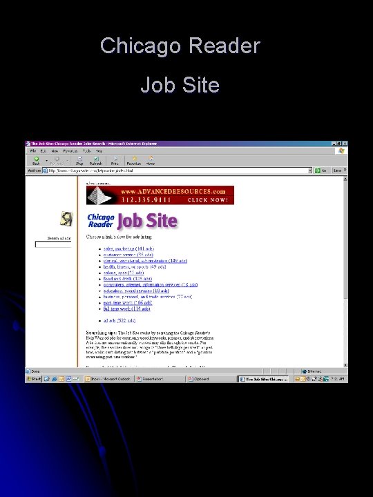 Chicago Reader Job Site 