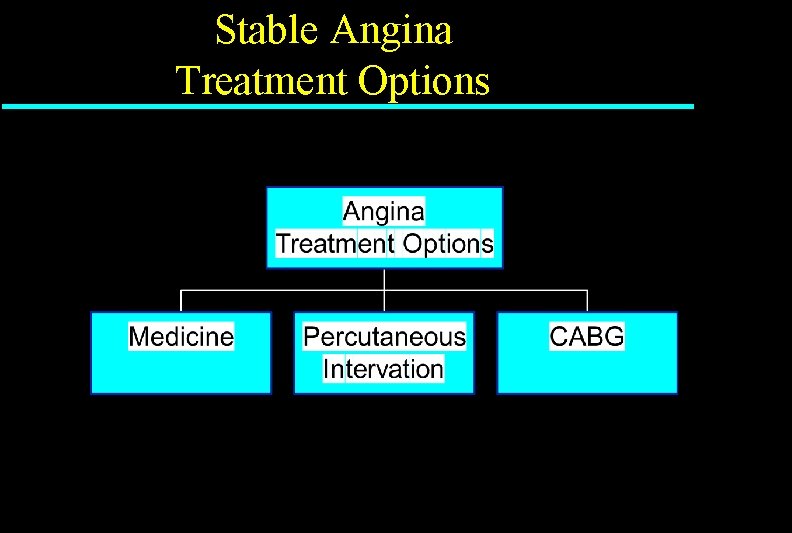 Stable Angina Treatment Options 