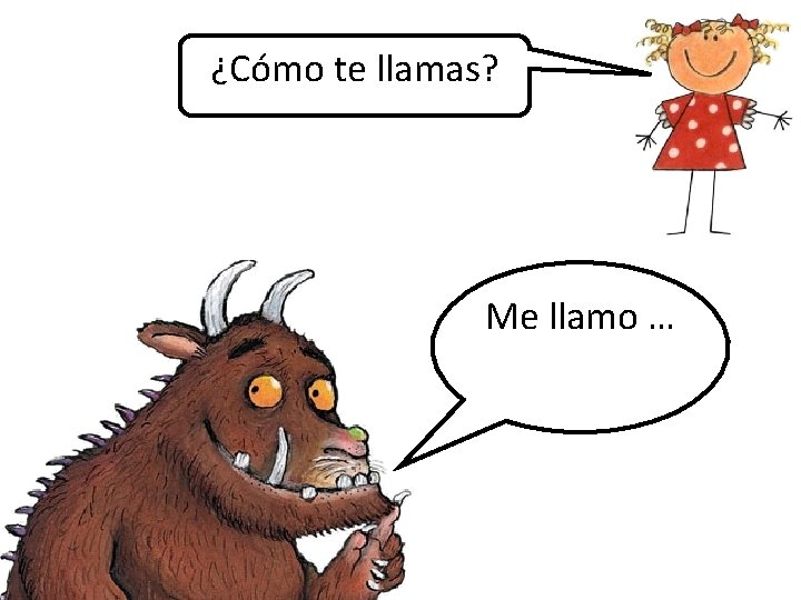 ¿Cómo te llamas? Me llamo … 