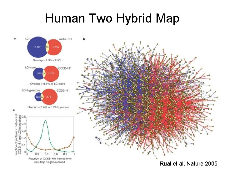 Human Two Hybrid Map Rual et al. Nature 2005 