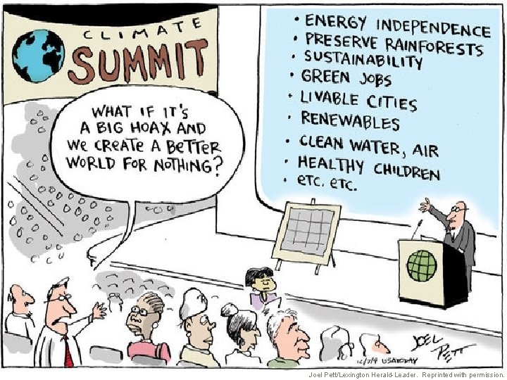 CENTRE for SUSTAINABLE HEALTHCARE Joel Pett/Lexington Herald-Leader. Reprinted with permission. 