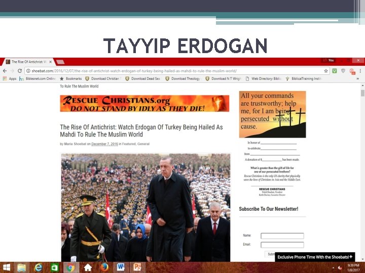 TAYYIP ERDOGAN 