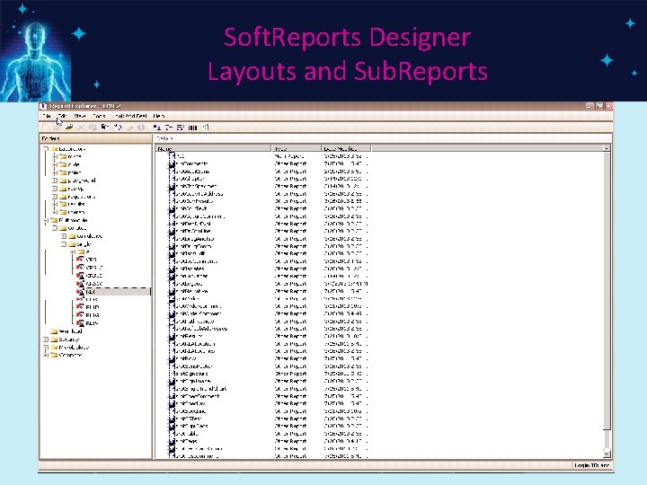 Soft. Reports Designer Layouts and Sub. Reports 