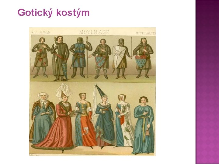 Gotický kostým 