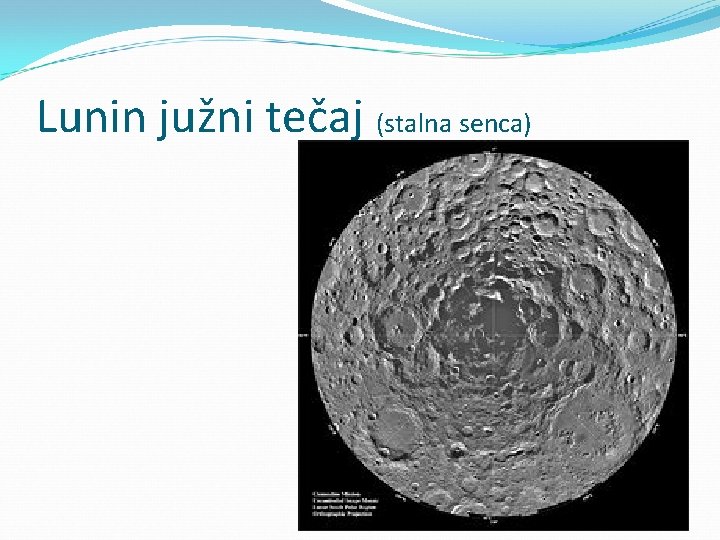 Lunin južni tečaj (stalna senca) 