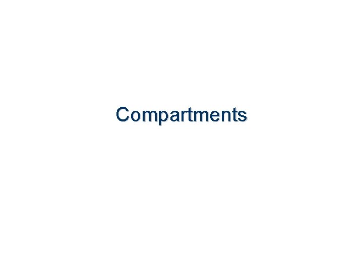 Compartments 