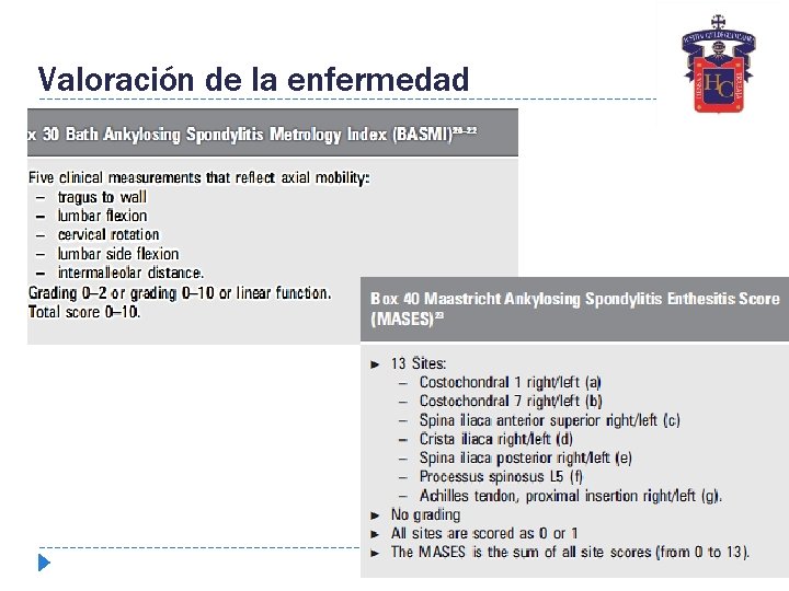 Valoración de la enfermedad 